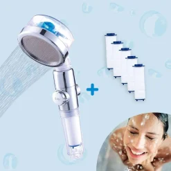 Aquadon Massage & Wellness|Körperpflege & Hygiene-EcoTornado wassersparender Duschkopf 1 Stk. inkl. Ersatzfilter 5er-Set GRATIS