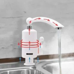 Aquadon Smarte Haushaltshelfer|Heizen-SmartHeater Compact Wasserhahn mit integriertem Durchlauferhitzer