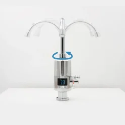 Aquadon Smarte Haushaltshelfer|Heizen-SmartHeater Fix-Head Wasserhahn mit integriertem Durchlauferhitzer