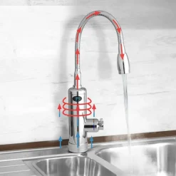 Aquadon Smarte Haushaltshelfer|Heizen-SmartHeater Flex-Head Wasserhahn mit integriertem Durchlauferhitzer