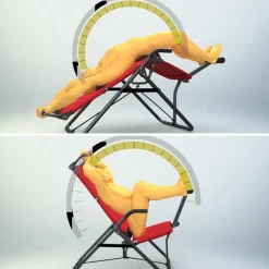 Mediashop.tv Trainingsgeräte-Backlounge 2in1 Inversionstrainer inkl. Trainingsplan GRATIS