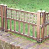 Sonstiges Garten-Beeteinfassung in Gartenzaun-Optik 4er-Set