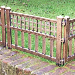 Sonstiges Garten-Beeteinfassung in Gartenzaun-Optik 4er-Set