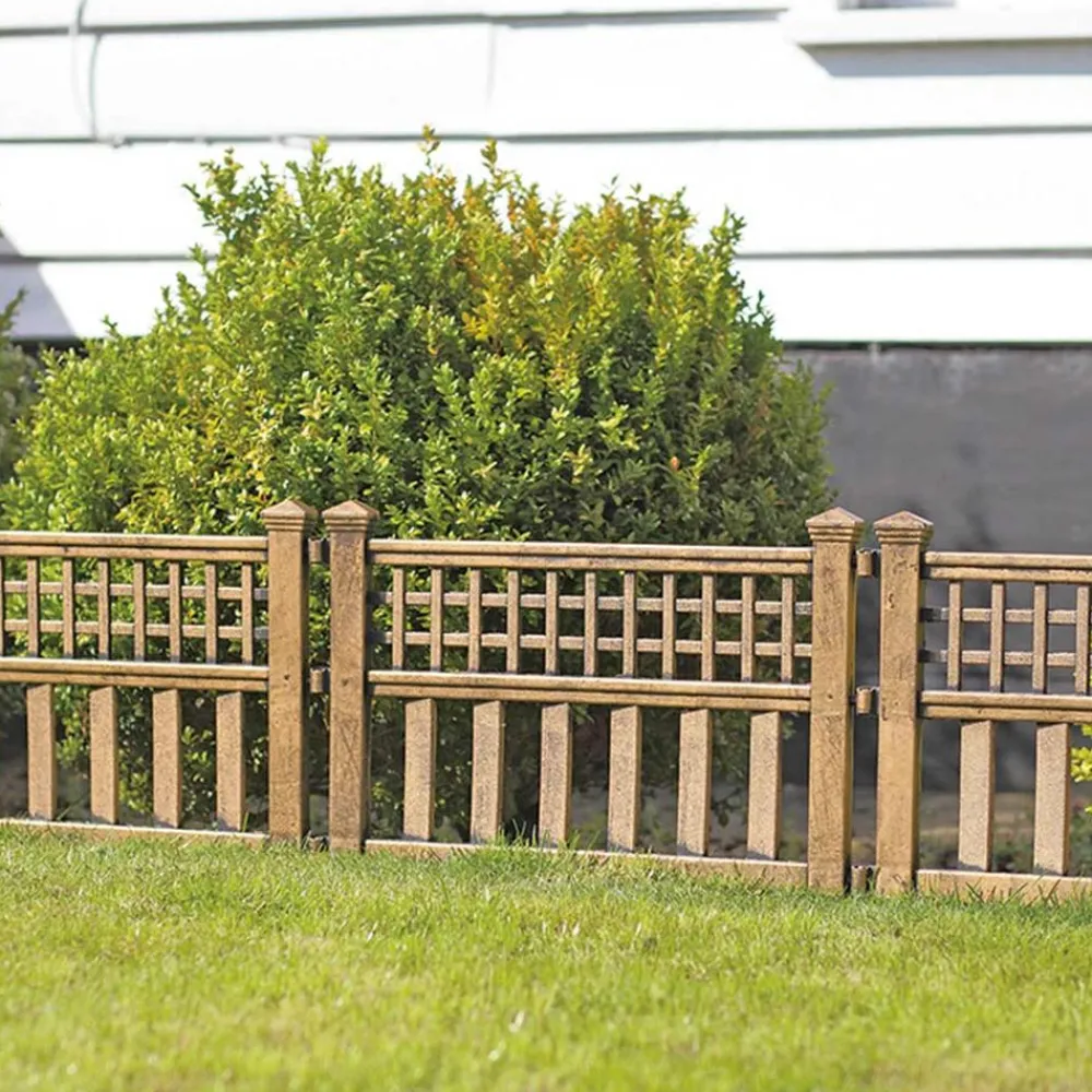 Sonstiges Garten-Beeteinfassung in Gartenzaun-Optik 4er-Set