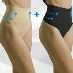 Mediashop.tv Textil-Cheeky Panties figurformende Unterwäsche