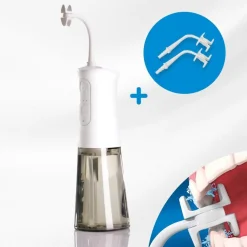 CorpCare Körperpflege & Hygiene-MiracleSmile elektrische Munddusche inkl. 2 H-förmige Reinigungsaufsätze