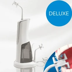 CorpCare Körperpflege & Hygiene-MiracleSmile elektrische Munddusche Deluxe inkl. Akku & Ladestation