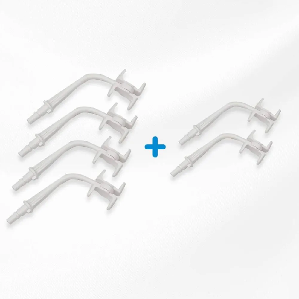 CorpCare Zubehör & Nachkauf|Körperpflege & Hygiene-MiracleSmile Spar-Set H-Förmige Reinigungsaufsätze 4+2 GRATIS