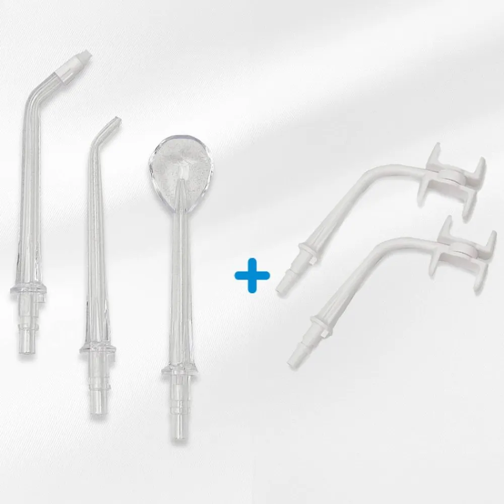 CorpCare Zubehör & Nachkauf|Körperpflege & Hygiene-MiracleSmile Spezial-Mundreinigungs-Set 3tlg + H-förmige Reinigungsaufsätze 2tlg