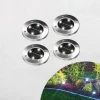 Keine Garten-Disk Lights Solarleuchte 4er Set / 4er Set