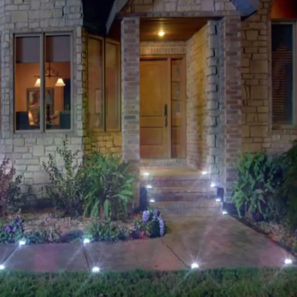 Keine Beleuchtung|Garten-Disk Lights Solarleuchte 8er Set