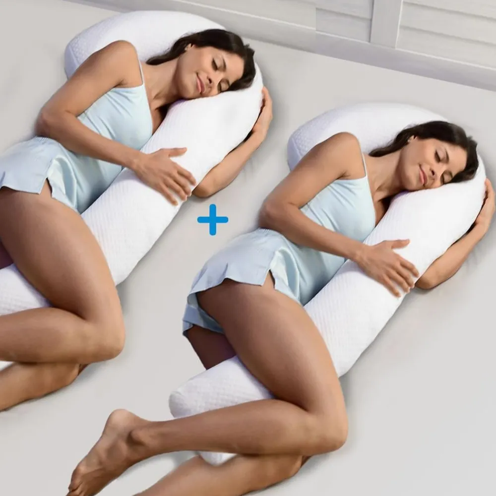 Dreamolino Mehr Komfort Im Alltag|Gesundheit & Wohlbefinden-SwanPillow ergonomisches Seitenschläferkissen 1+1 GRATIS