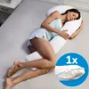 Dreamolino Mehr Komfort Im Alltag|Kissen & Polster-SwanPillow ergonomisches Seitenschläferkissen inkl. Kissenbezug