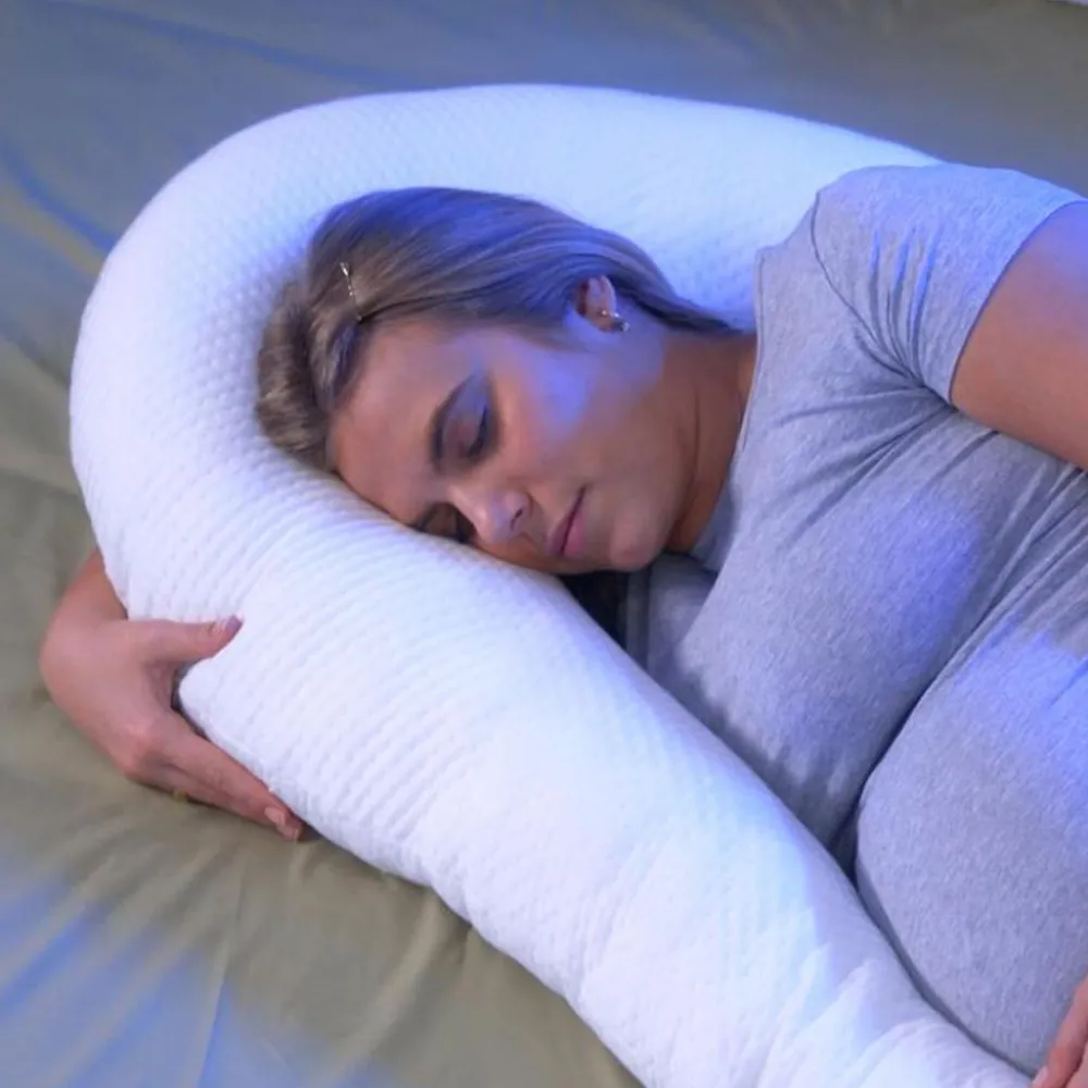 Dreamolino Mehr Komfort Im Alltag|Kissen & Polster-SwanPillow ergonomisches Seitenschläferkissen inkl. Kissenbezug