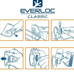 EVERLOC Heimwerken|Smarte Haushaltshelfer-Haken-Set 2er-Set klein