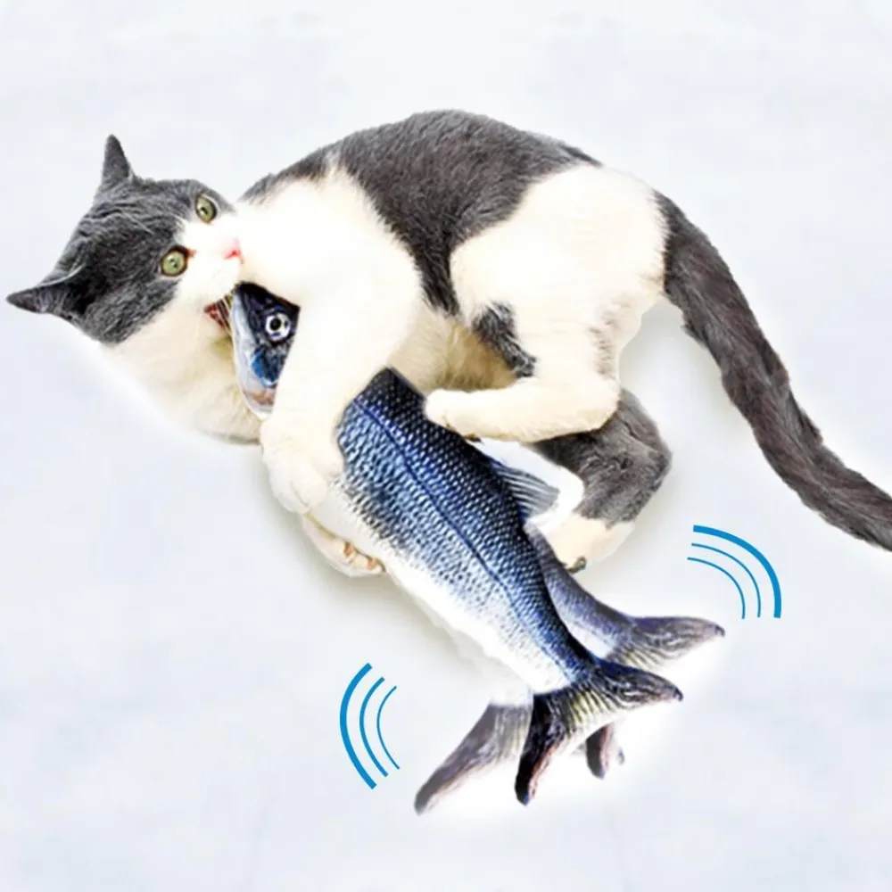 Keine Tierwelt-Flippity Fish interaktives Katzenspielzeug (B-Ware)