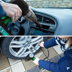 Hammersmith Clevere Alltagshelfer|Heimwerken-AirStorm Akku Handstaubsauger & Luftkompressor 2er Set inkl. Zubehör GRATIS