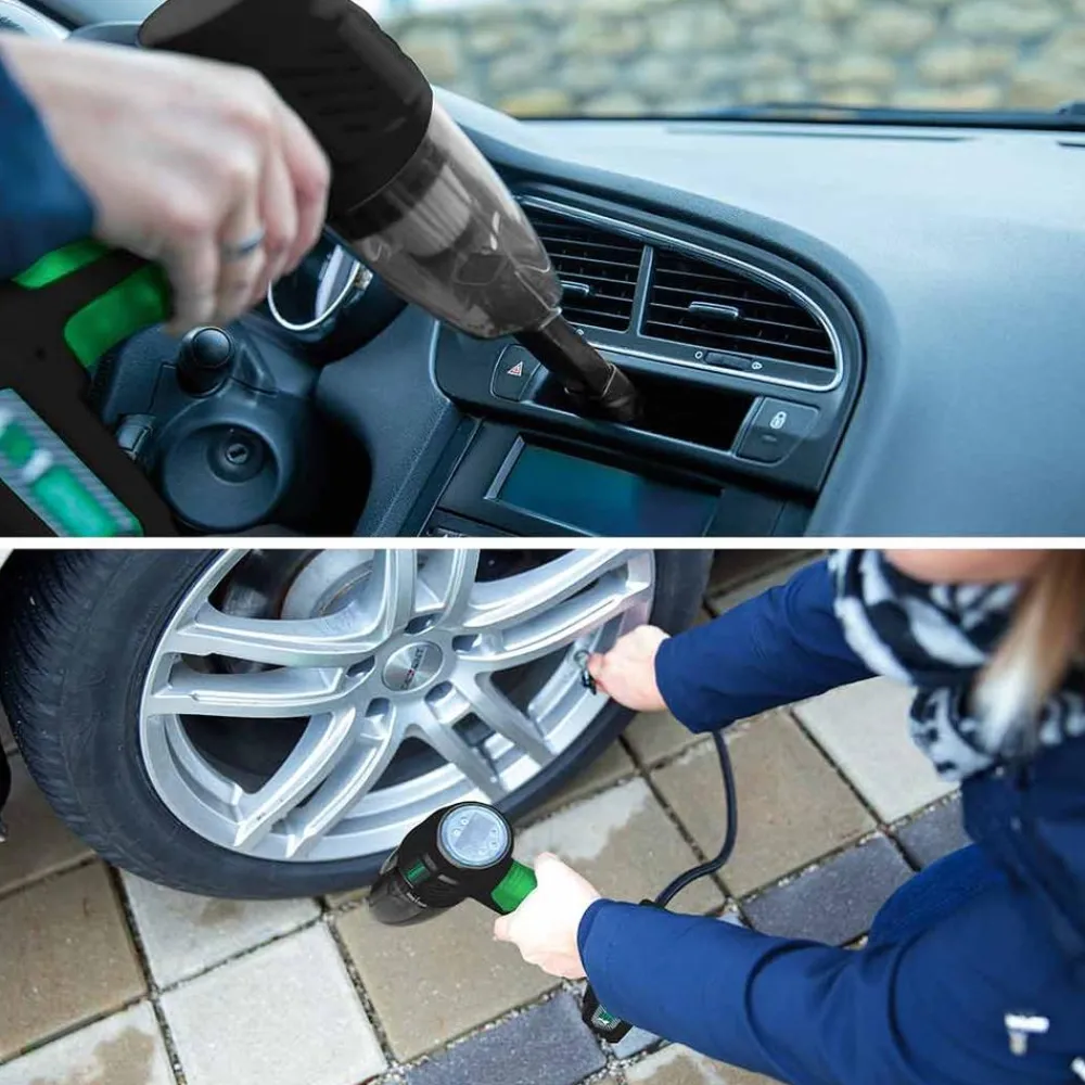 Hammersmith Clevere Alltagshelfer|Auto-AirStorm Akku Handstaubsauger & Luftkompressor inkl. Zubehör GRATIS