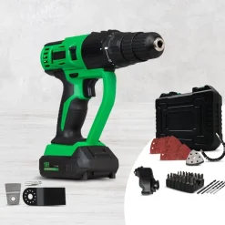 Hammersmith Heimwerken|Heimwerken-MultiTool Akku Multifunktionswerkzeug inkl. Zubehör GRATIS