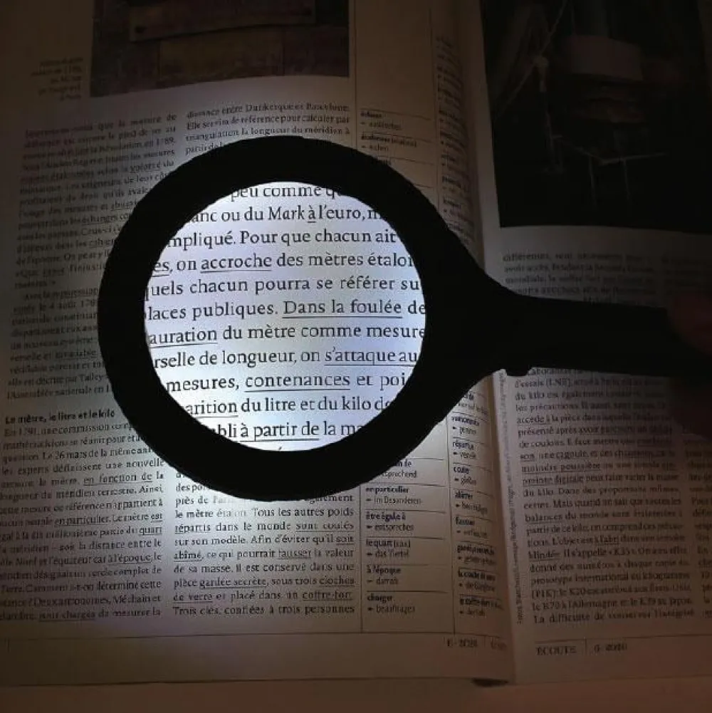 Sonstiges Smarte Haushaltshelfer|Beleuchtung-Hand-Lupe mit LED inkl. Batterien
