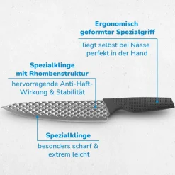Harry Blackstone Messer & Messerschärfer-AirBlade Messerset 5 tlg.