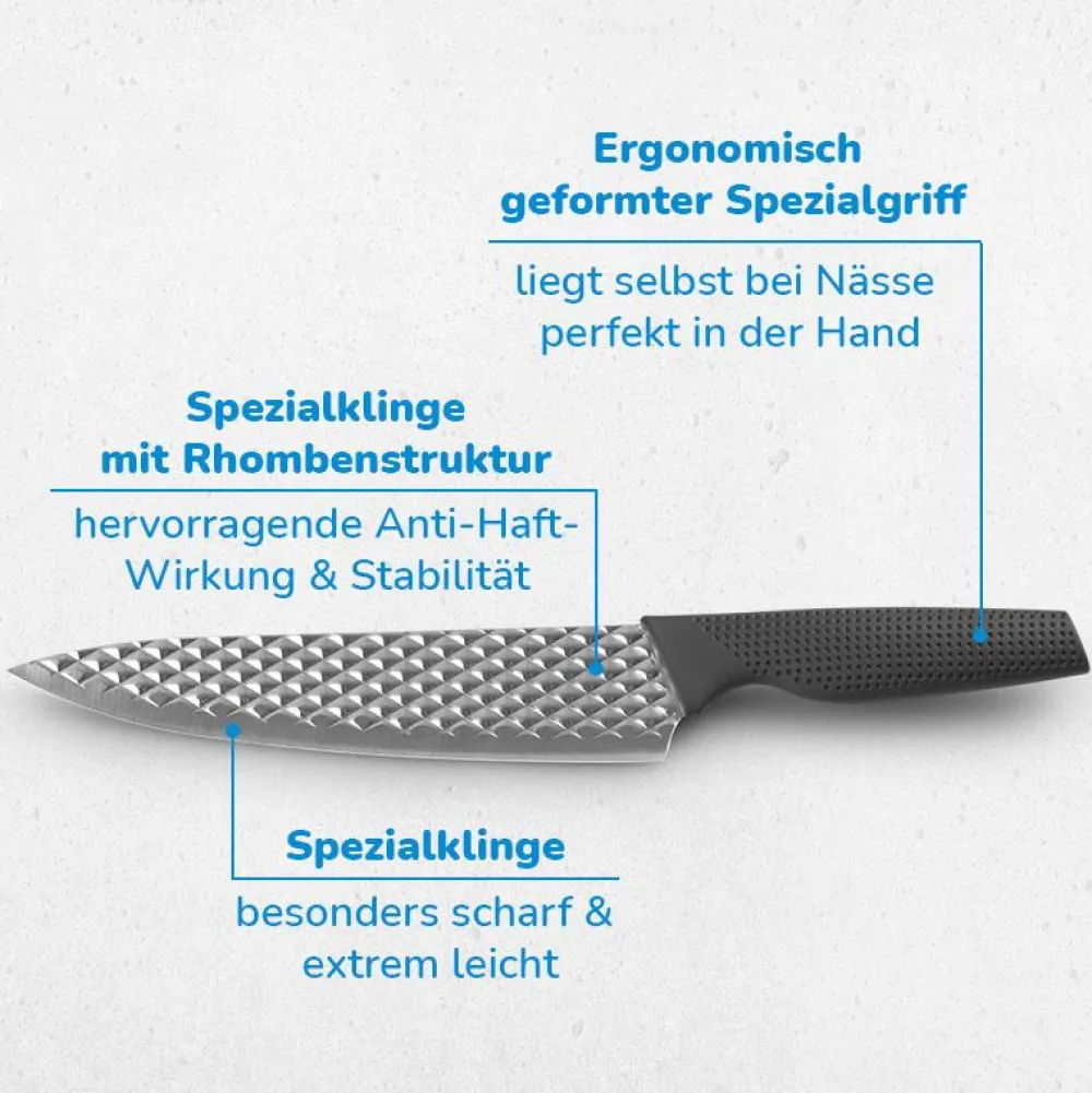 Harry Blackstone Messer & Messerschärfer-AirBlade Messerset 5 tlg.