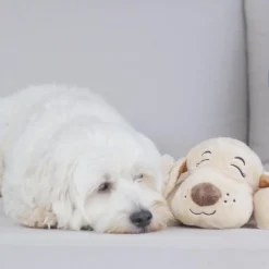 Keine Tierwelt-Huggie Pup das beruhigende Hunde-Kuscheltier mit Herzschlag & Wärmekissen