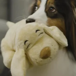 Keine Tierwelt-Huggie Pup das beruhigende Hunde-Kuscheltier mit Herzschlag & Wärmekissen
