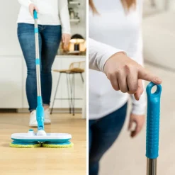Hurricane Reinigung-Floating Mop Akku Bodenwischer Sparset inkl. 24 Reinigungspads