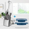 Livington Küchengeräte|Zerkleinerer, Hobel, Reiben, Raspeln-Küchen-Pro Set TurboCut Universalhobel & Flex&Fresh