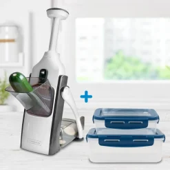 Livington Küchengeräte|Zerkleinerer, Hobel, Reiben, Raspeln-Küchen-Pro Set TurboCut Universalhobel & Flex&Fresh