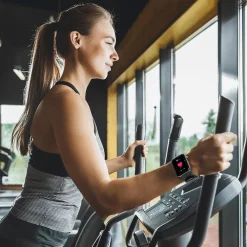 Kendox Gesundheit & Wohlbefinden|Trainingshilfen-LifeTracker 2in1 Smartwatch & Fitnessuhr
