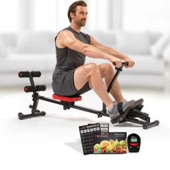 Trainingsgeräte-Kendox RowShaper Rudergerät inkl. Zubehör GRATIS