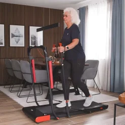 Kendox Trainingsgeräte-Walk2Run Duales Walking- und Laufband