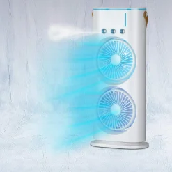 Livington Luftkühler-AquaBreeze Dual-Nebel-Ventilator