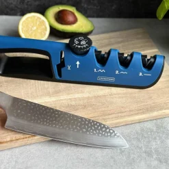 Livington Smarte Haushaltshelfer|Küchenhelfer & Kochzubehör-BladeStar 3in1 Messerschärfer 1+1 GRATIS