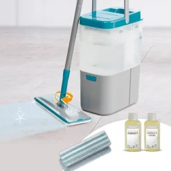 Livington Reinigung-Everclean Mop mit elektrischer Frischwasserpumpe