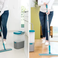 Livington Reinigung-Everclean Mop mit elektrischer Frischwasserpumpe