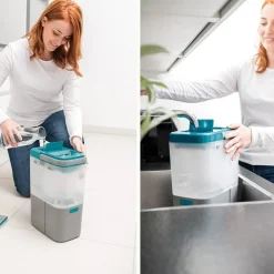 Livington Reinigung-Everclean Mop mit elektrischer Frischwasserpumpe