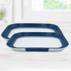 Livington Küchenhelfer & Kochzubehör-Flex & Fresh Frischhalteplatten 2er-Set