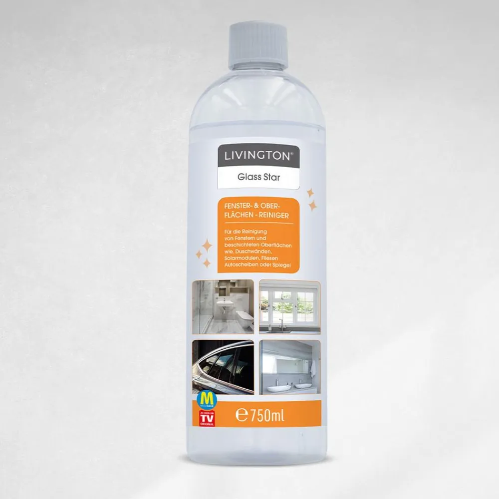 Livington Zubehör & Nachkauf|Smarte Haushaltshelfer-GlassStar Fensterreinigungsmittel 750ml