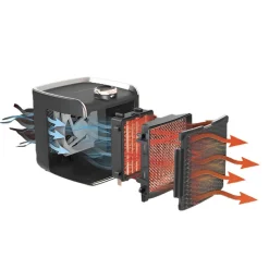 Livington Heizen-HeatExpress Mini-Heizgerät im Würfelformat