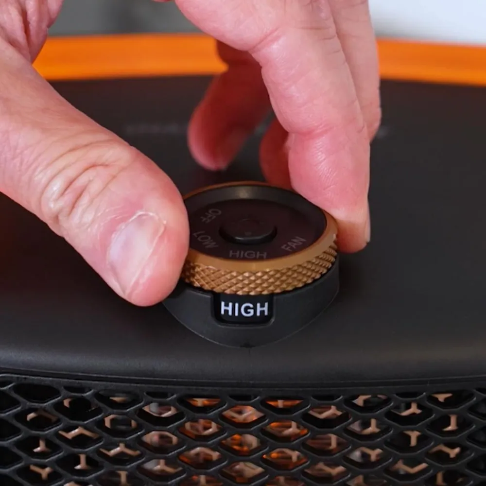Livington Heizen-HeatExpress Mini-Heizgerät im Würfelformat