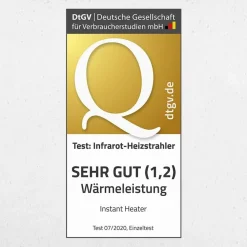 Livington Heizen|Clevere Alltagshelfer-Instant Heater Infrarot Heizstrahler inkl. Fernbedienung GRATIS (B-Ware)