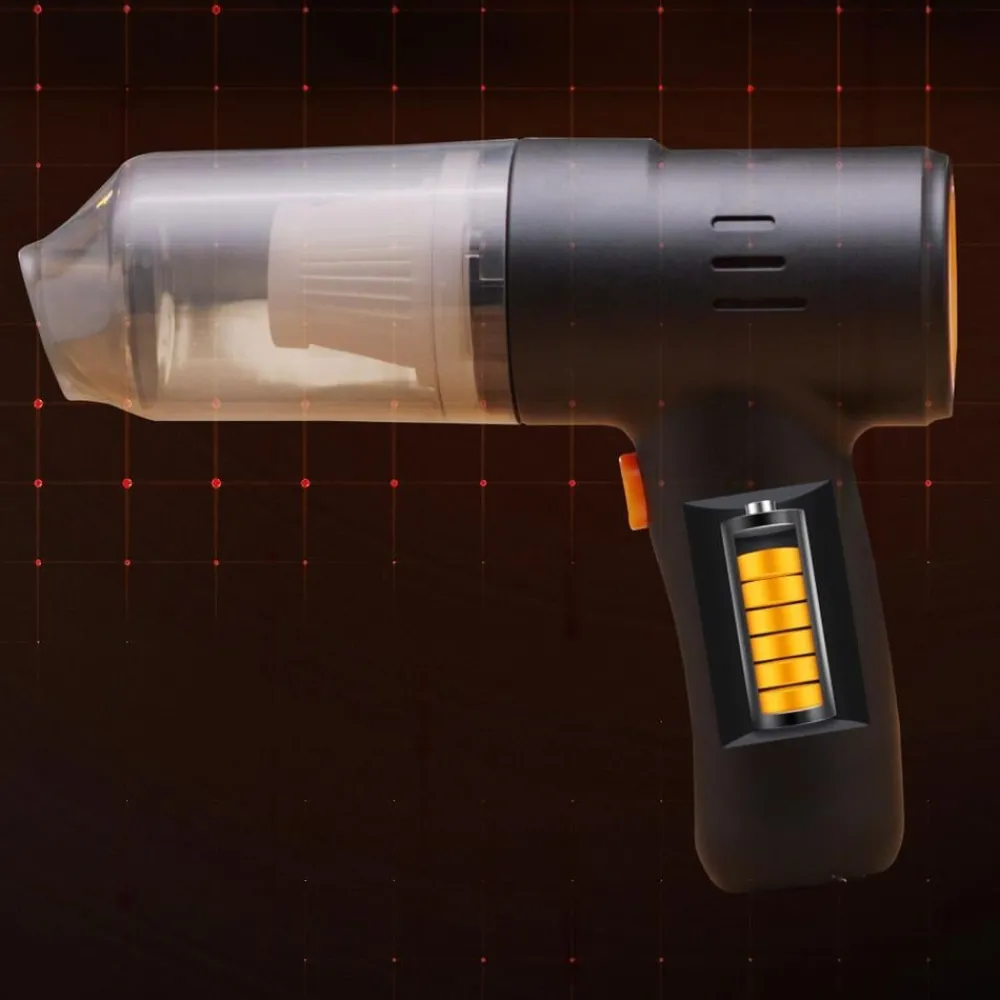 Livington Reinigung-PocketVac 2in1 Handstaubsauger mit Gebläsefunktion 1+1 GRATIS inkl. Ersatzfilter 2er Set & Power Adapter USB