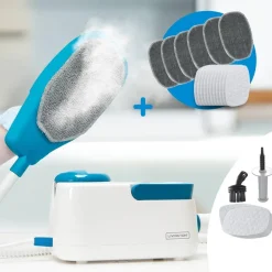 Livington Reinigung-SteamTouch ergonomischer Handdampfreiniger Super-Spar-Set