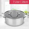 Livington Pfannen & Töpfe-Titan Pot Kochtopf / 28 cm / 7l