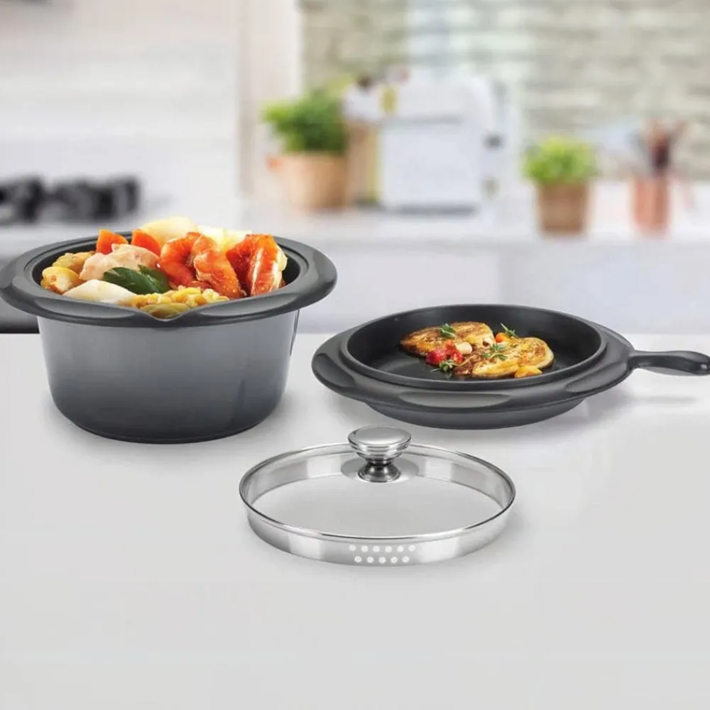 Livington Pfannen & Töpfe-WonderPot 4in1 Multifunktionstopf