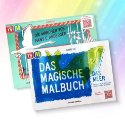 Keine Spiel & Spaß-MagicRise interaktives Malbuch inkl. Buntstifte