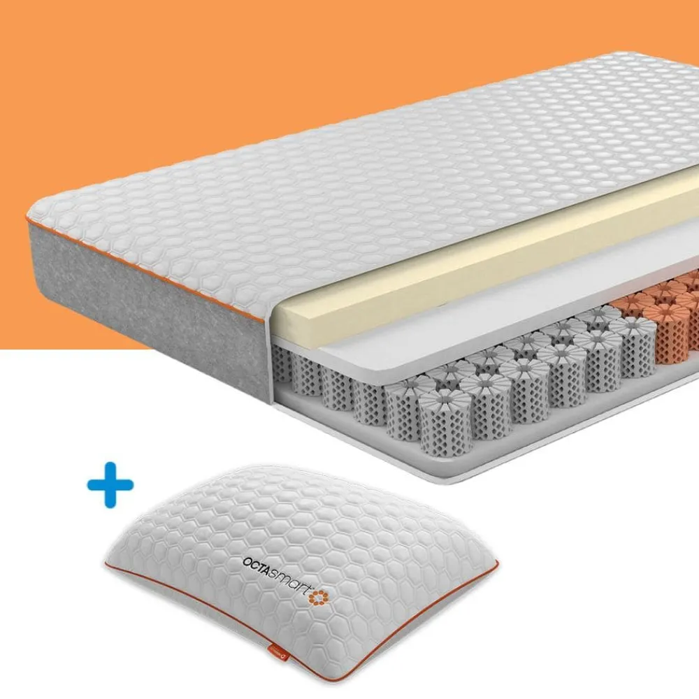 OCTAsleep Matratzen-Smart Deluxe Matratze + Smart Kissen